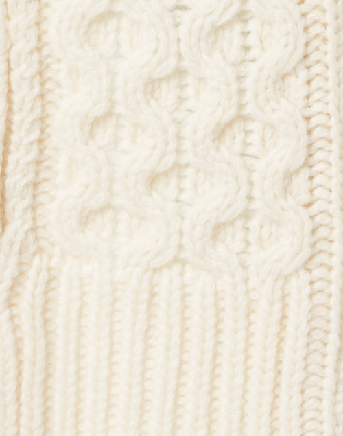 Upstate Essential Ivory Cable Knit Dickey