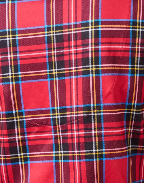 Twist and Shout Red Tartan Top