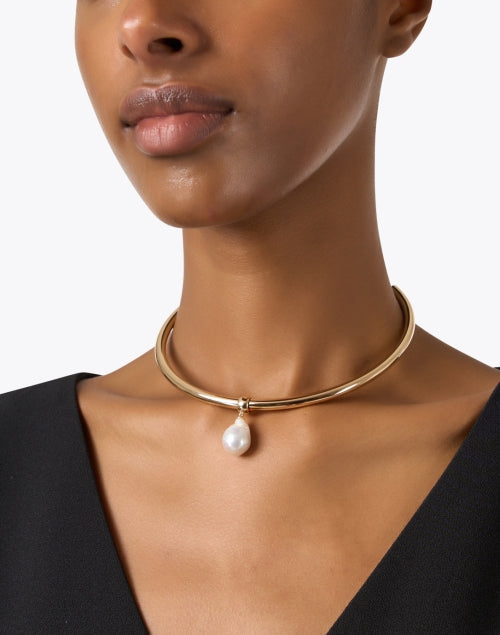 Talia Pearl Choker Necklace