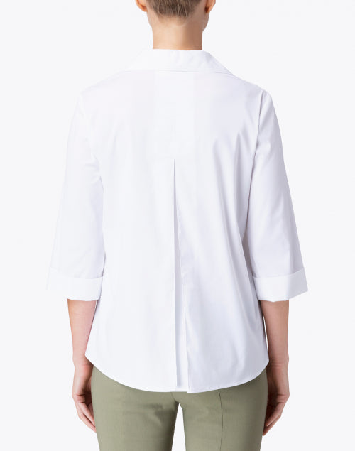 Swing White Poplin Shirt