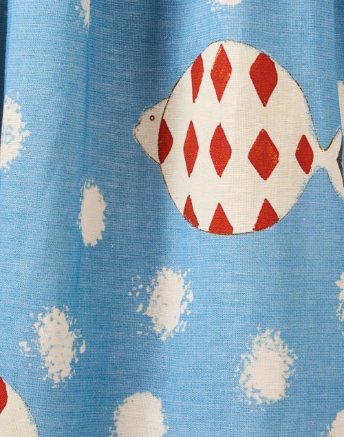 Tatum Multi Print Linen Blend Skirt