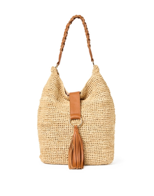 Sorrento Tan Raffia Bag
