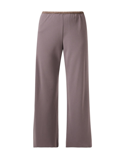 Warm Grey Techno Crepe Bias Pant