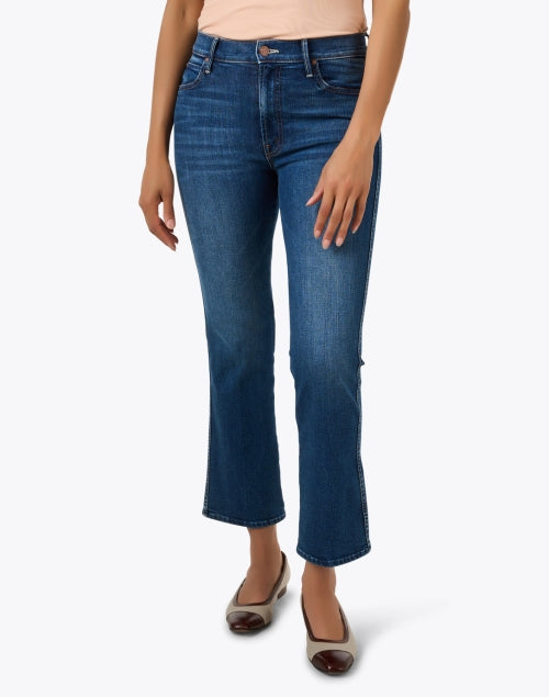 The Mid Rise Smokin Double Flood Dark Wash Bootcut Jean