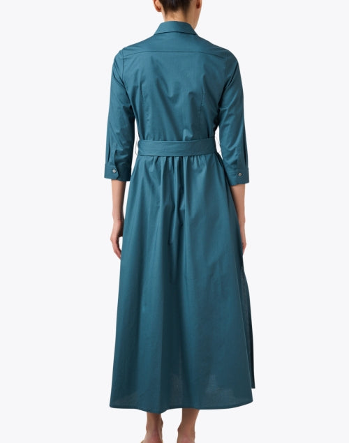 Teal Shirt Dress
