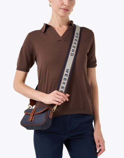 Vik Denim Crossbody Bag