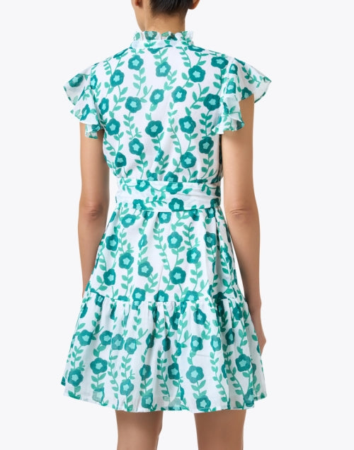 Toscana Green Floral Print Dress