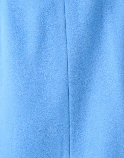 Sky Blue Wool Cashmere Coat