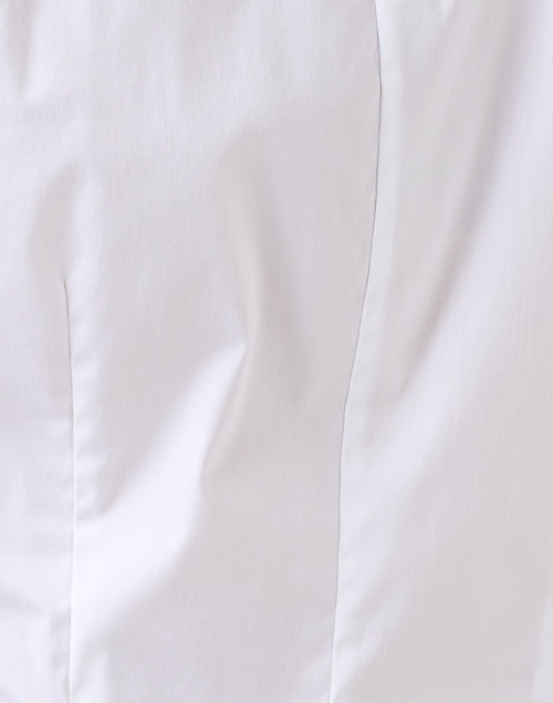 Savile White Ruched Shirt