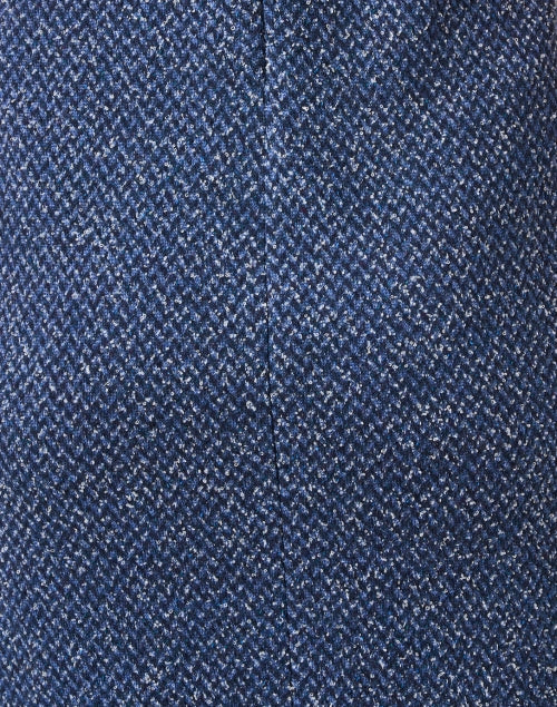 Tuc Blue Chevron Shift Dress